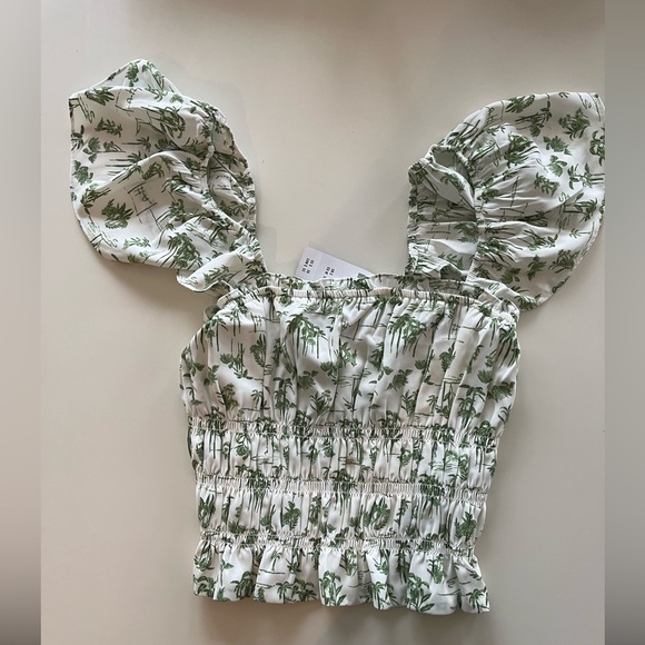 Abercrombie & Fitch Cropped Top/blouse NWT Medium - Picture 1 of 3